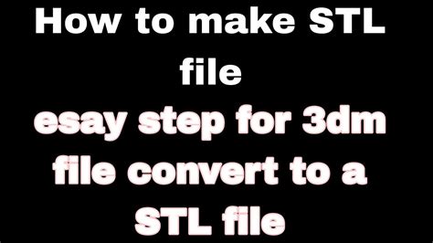 3dm to stl converter